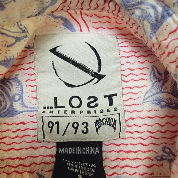 Lost Enterprises Surf Lost At Sea Mermaid Ship Marlin Small Hawaiian - Picture 5 of 10